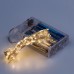 Гирлянда светодиодная на батарейках GarlandoPro 100LED 10 метров медный провод светодиодная гирлянда Желтый