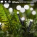 Гирлянда нить 14м на 300 LED лампочек светодиодная черный провод 8 режимов работы Белый