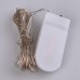 Гирлянда светодиодная на батарейках GarlandoPro 30LED 3м медный провод гирлянды роса Белый
