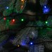 Гирлянда нить 10м на 200 LED лампочек светодиодная черный провод 8 режимов работы