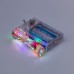 Гирлянда светодиодная на батарейках GarlandoPro 100LED 10 метров медный провод светодиодная гирлянда