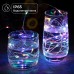 Гирлянда светодиодная на батарейках GarlandoPro 50LED 5м медный провод гирлянды роса