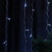 Гирлянда штора 3х2 м 320 LED светодиодная медный провод 16 нитей Белый