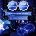 Гирлянда Роса Капля 50 метров 500 LED лампочек светодиодная гирлянда в катушке медный провод 8 функций + пульт