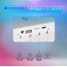 Портативна колонка с беспроводной зарядкой Big G Led Wireless Charging Speaker колонка для телефона