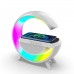 Портативна колонка с беспроводной зарядкой Big G Led Wireless Charging Speaker колонка для телефона