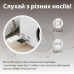 Колонка с микрофоном блютуз акустика беспроводная колонка для телефона Белый
