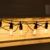 Гирлянда уличная в стиле ретро светодиодная желтая S14 на 10 LED ламп длиной 5 метров