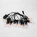 Ретро гирлянда уличная 10 LED лампочек 5 метров А60