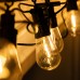 Гирлянда уличная в стиле ретро светодиодная желтая S14 на 10 LED ламп длиной 5 метров