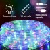 Гирлянда уличная лента светодиодная Дюралайт 480 LED 16м морозоустойчивая прозрачный провод Мультиколор