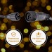 Гирлянда уличная лента светодиодная Дюралайт 240 LED 7м морозоустойчивая прозрачный провод Желтый